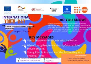 INTERNATIONAL YOUTH DAY: Young People are not Just the Future, they are Shaping Today.